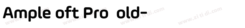 AmpleSoft Pro Bold字体转换